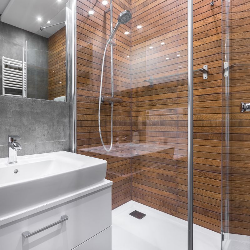 Stylish Shower Features